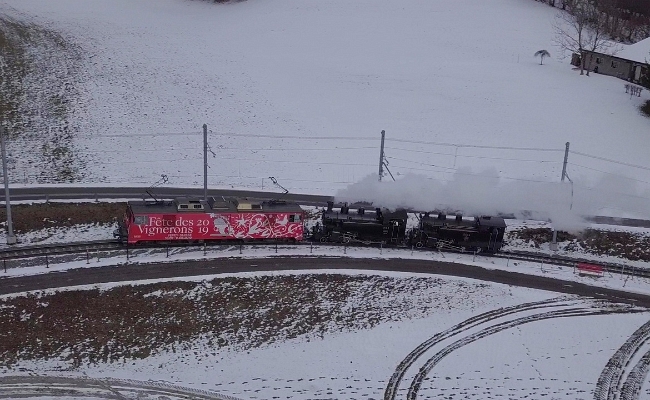 dfb-fo-hg-3-4-4-hg-3-4-3-mob-6000-sciernes MOB GDe 4/4 6004 , FO (DFB) HG 3/4 4 et BFD HG 3/4 3 -- Les Sciernes MOB -- 04.03.2018 (Train des neiges)