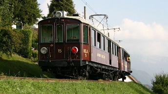 TNT Train Nostalgique du Trient Réseau TMR / MC , Ligne Martigny - Vernayaz