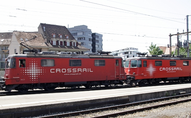 crossrail-re-436-114-3-436-112-7-thun Crossrail Re 436 114-3, Re 436 112-7 -- Thun -- 08.06.2014