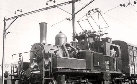 sbb-ee-8522-tigerli Locomotive à vapeur Ee 8522 transformée pour la chauffe électrique
